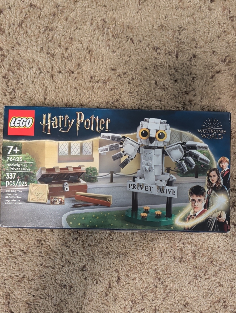 LEGO 76425 Harry Potter Hedwig at 4 Privet Drive Building Set 337 Pieces Age 7+